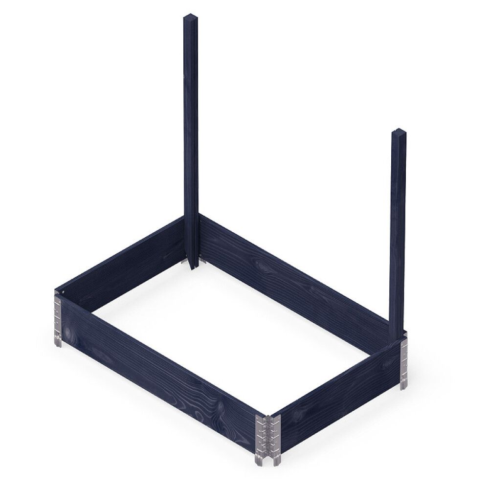 Tukipuu lavakaulukselle 2 kpl musta