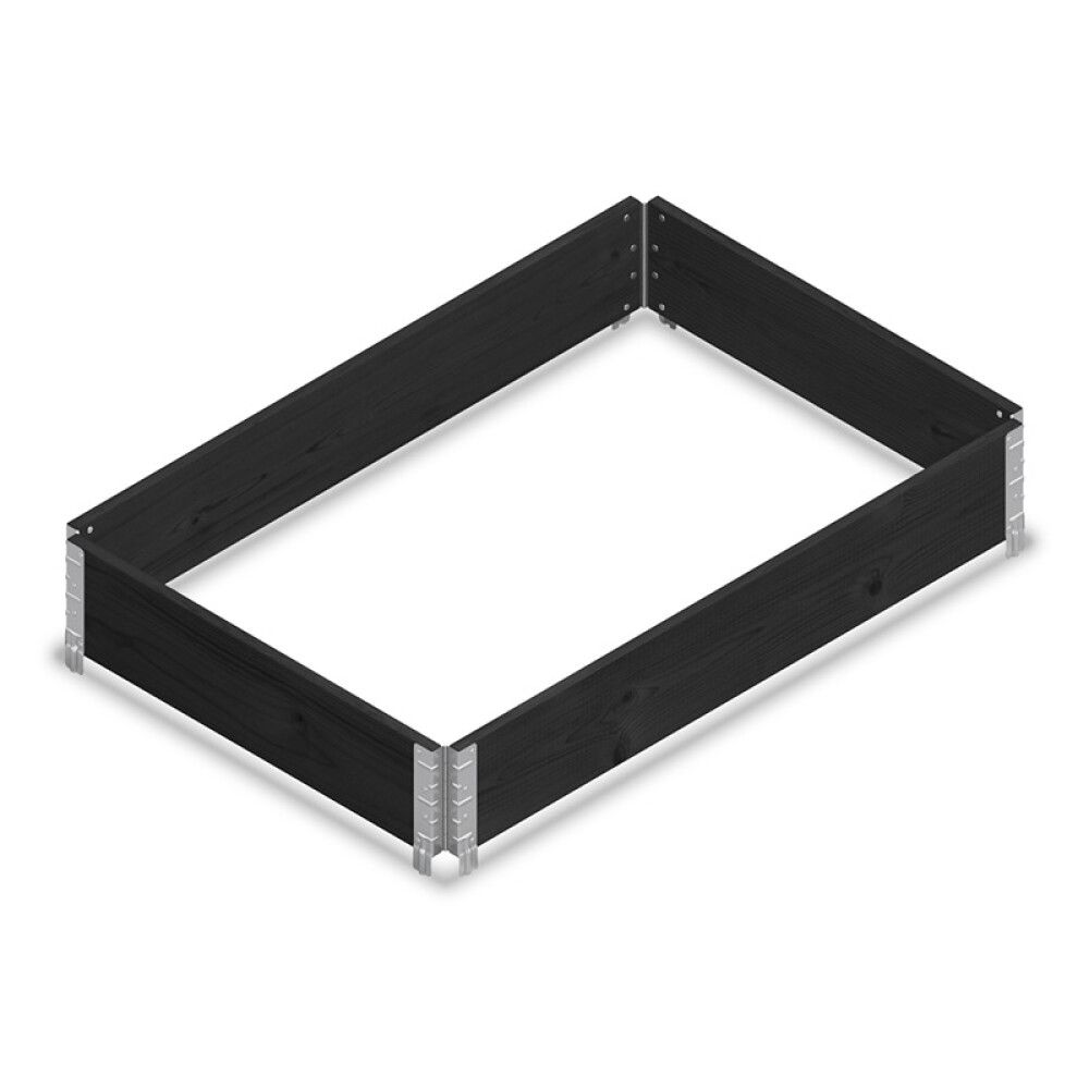 Lavakaulus 120 x 80 x 20 cm musta