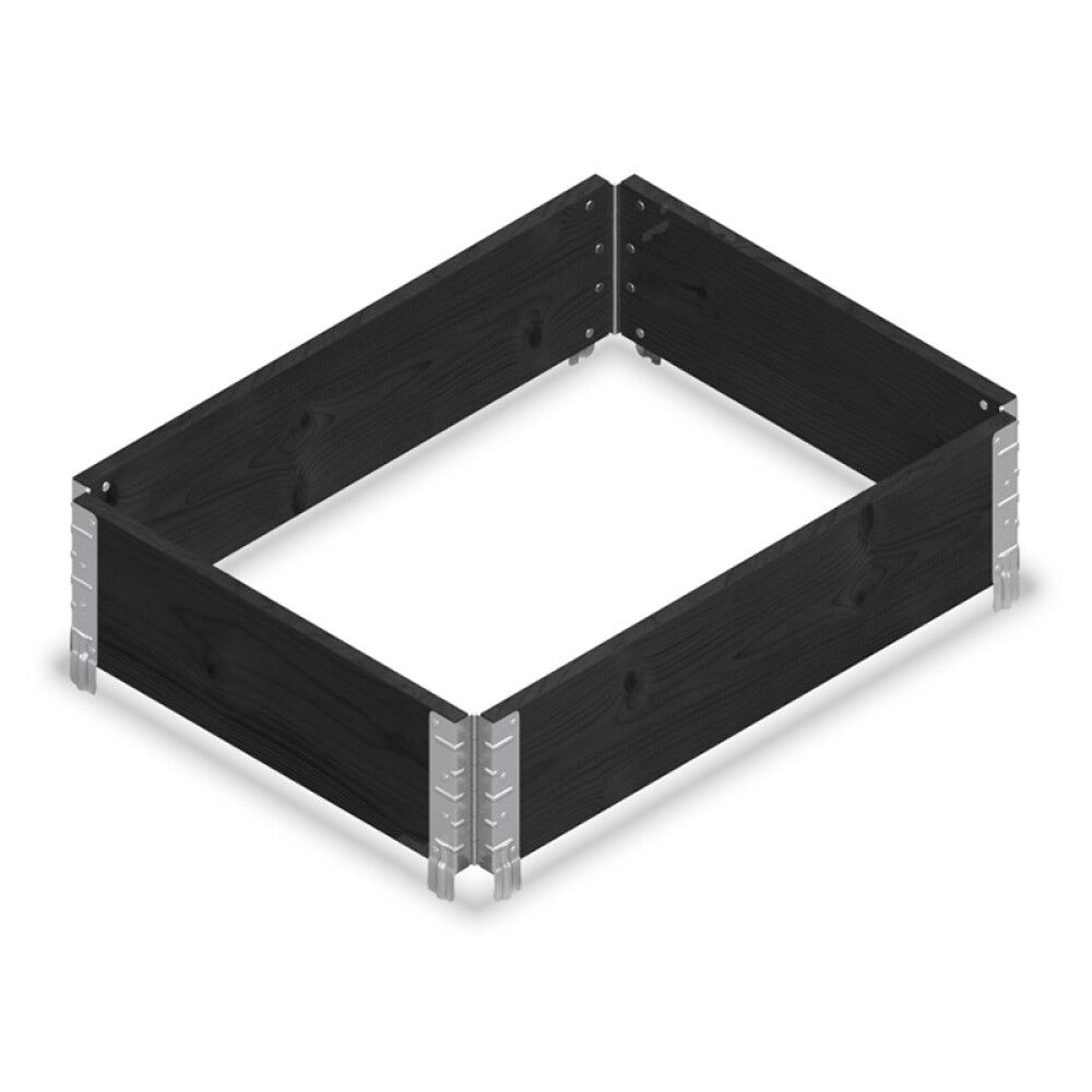 Lavakaulus 80 x 60 x 20 cm musta