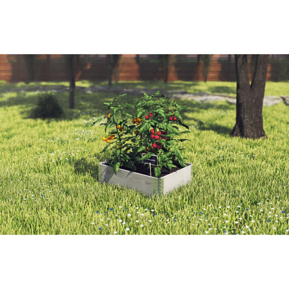 Lavakaulus 80 x 60 x 20 cm harmaa