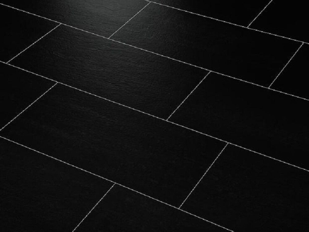 Lattialaatta Futura Rustic Musta 30 x 60 cm