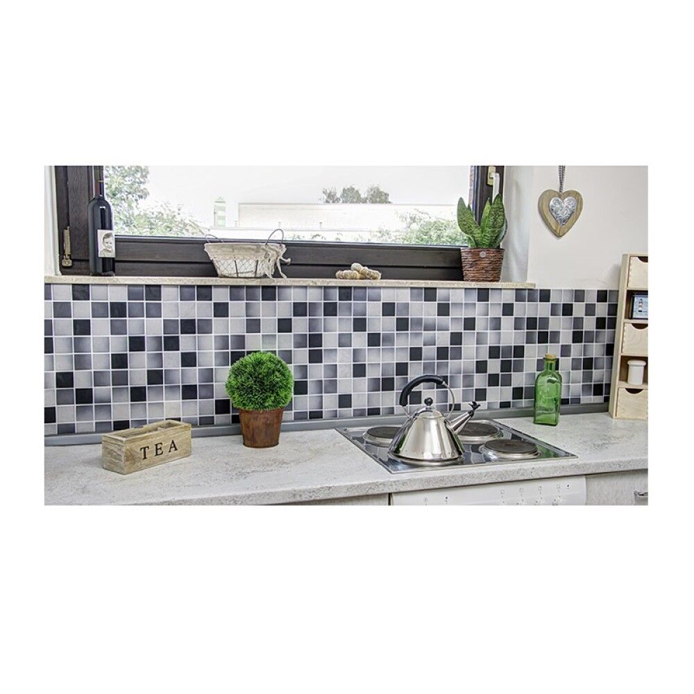 Mosaiikkilaatta CD 212 Harmaa/Valkoinen 30,6 x 30,6 cm