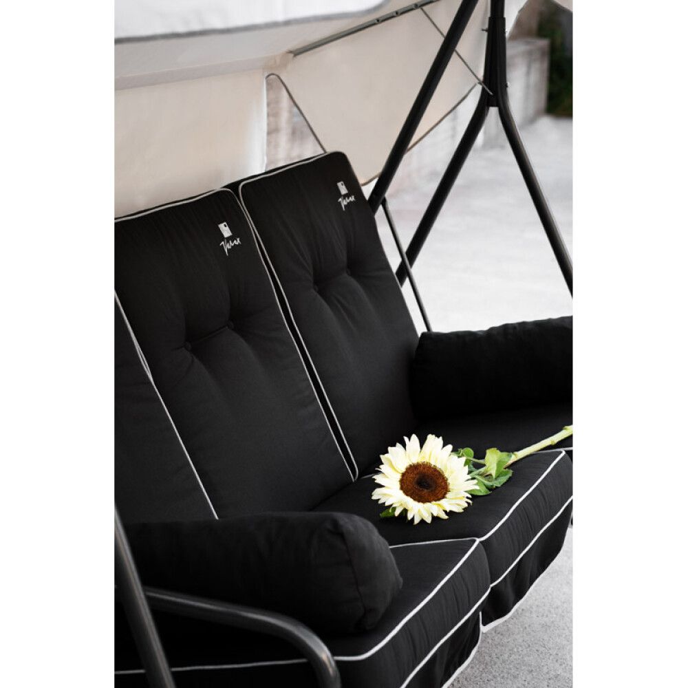 Puutarhakeinu Varax Suvi musta 3-osainen