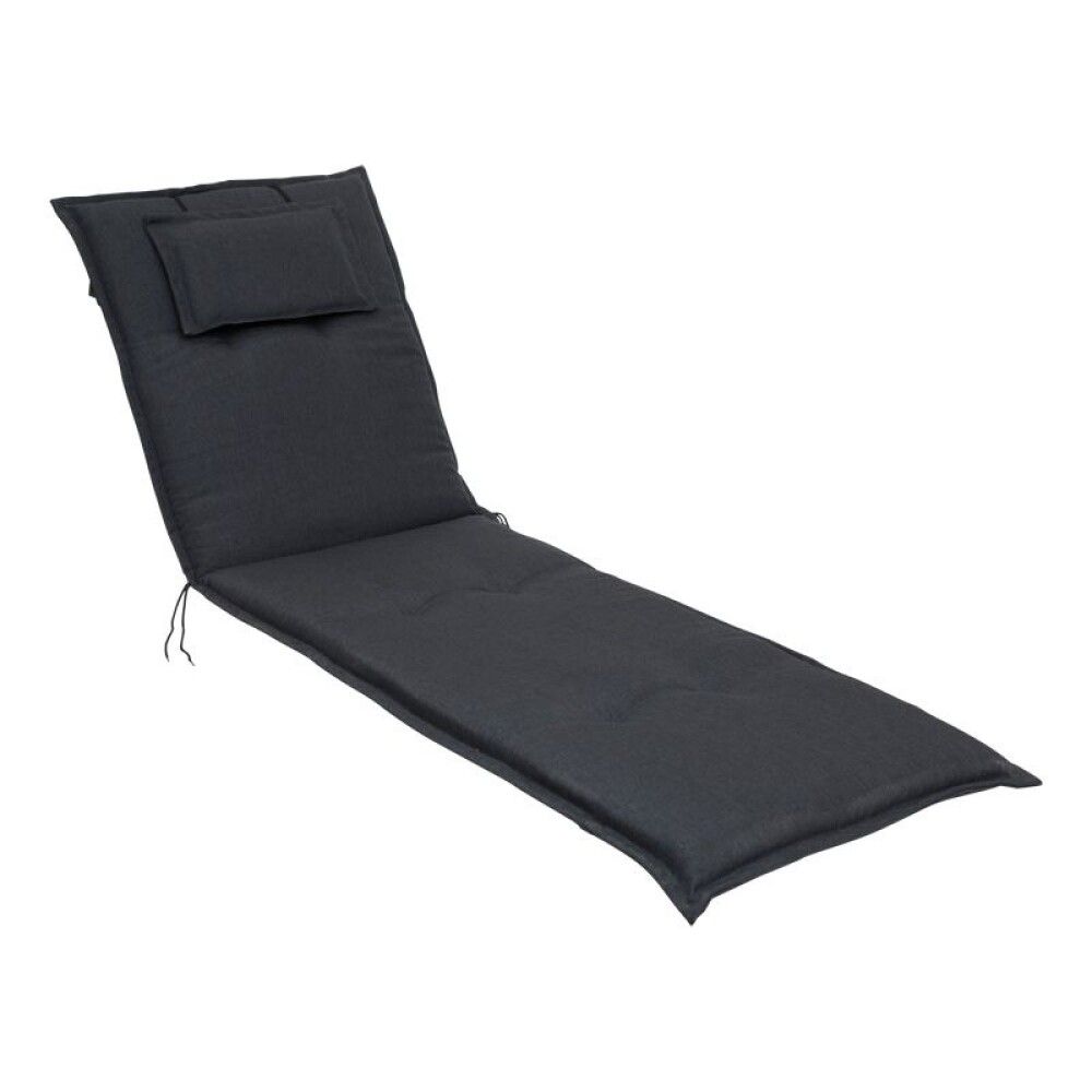 Aurinkotuolin pehmuste Sunfun Claphan 190 x 60 x 8 cm tummanharmaa