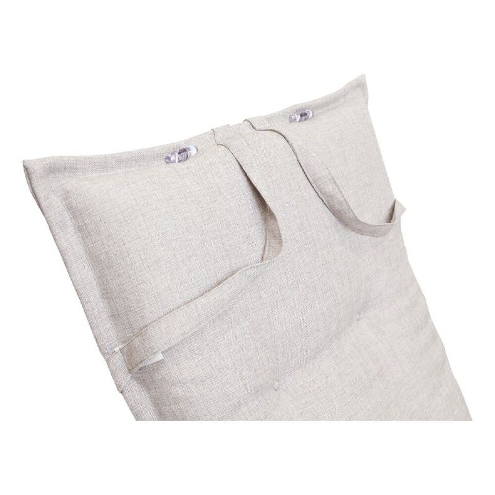 Aurinkotuolin pehmuste Sunfun Claphan 190 x 60 x 8 cm vaaleanharmaa