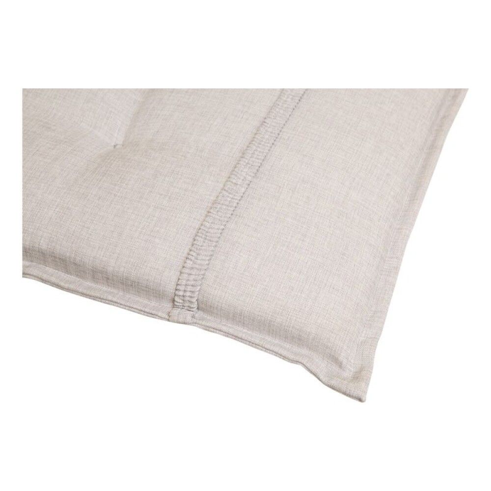 Aurinkotuolin pehmuste Sunfun Claphan 190 x 60 x 8 cm vaaleanharmaa