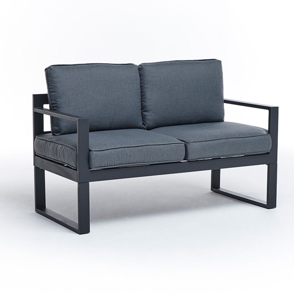 Sohva Sunfun Firenze 2-istuttava tummanharmaa