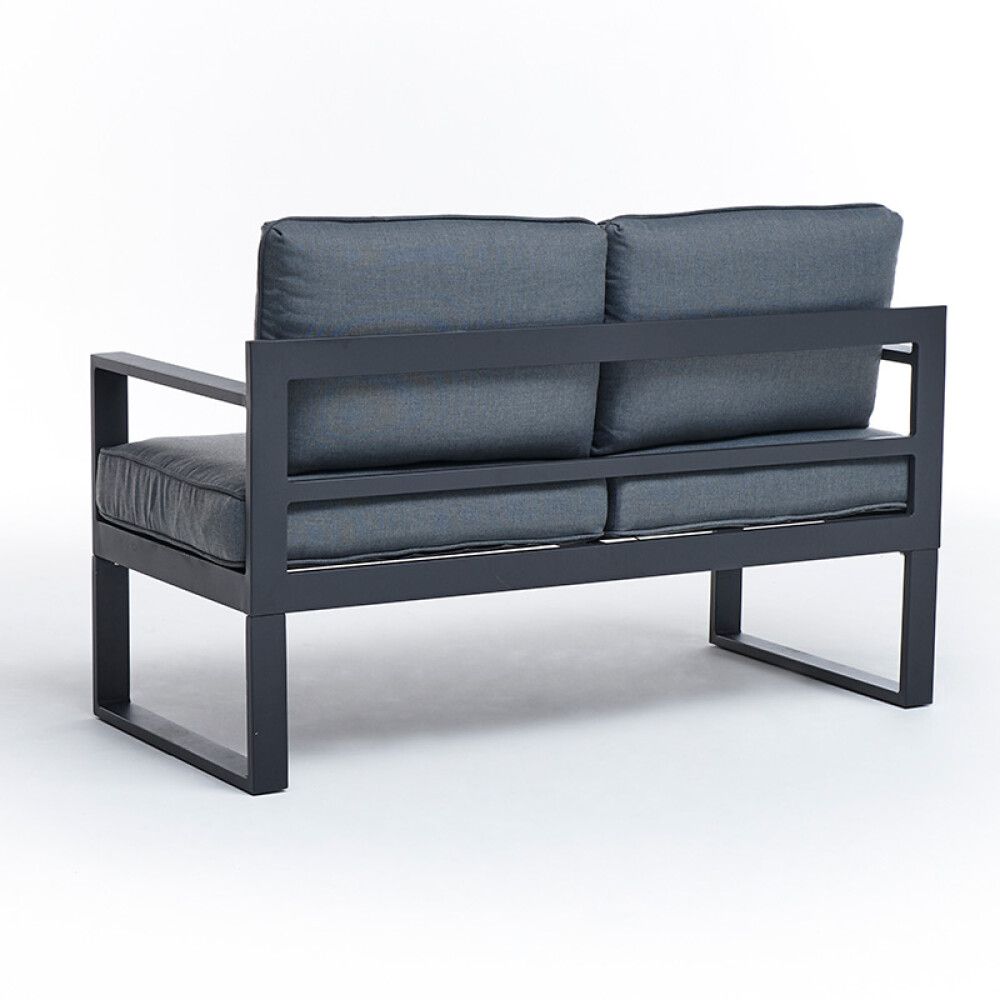 Sohva Sunfun Firenze 2-istuttava tummanharmaa