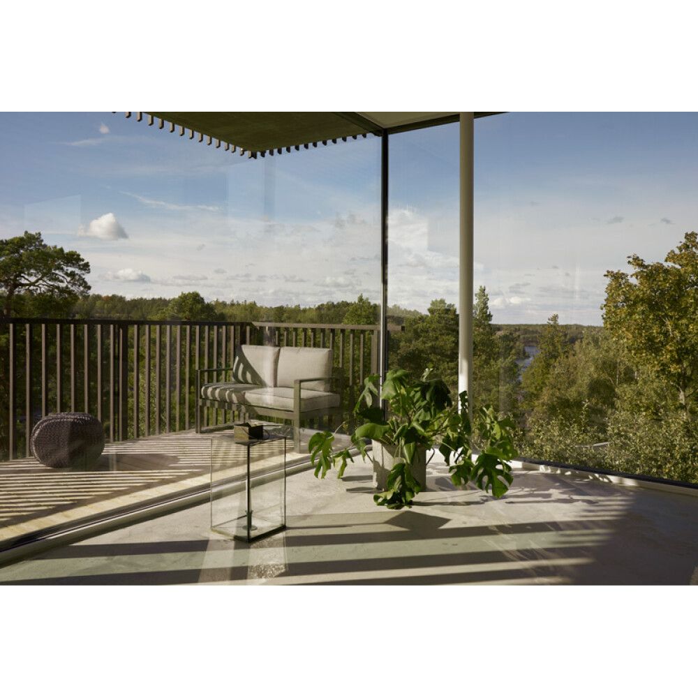 Sohva Sunfun Firenze 2-istuttava tummanharmaa