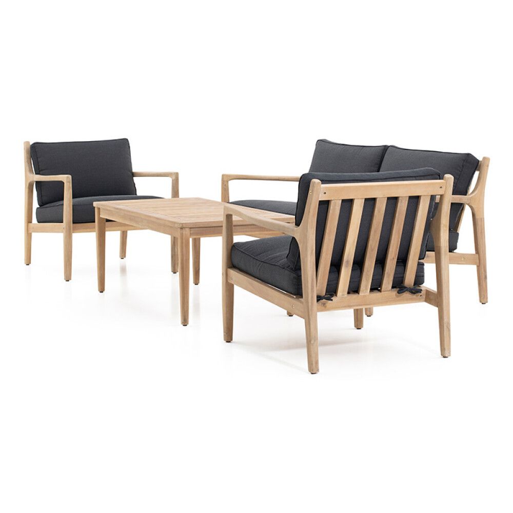 Sohvaryhmä Sunfun Wagner harmaa pehmuste