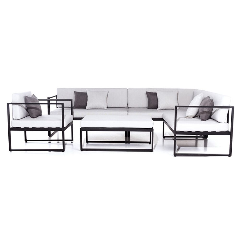 Kulmasohvaryhmä Sensum Skepparholmen musta