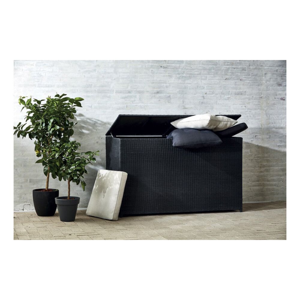 Säilytyslaatikko Barbuda 160 x 97 x 75 cm musta