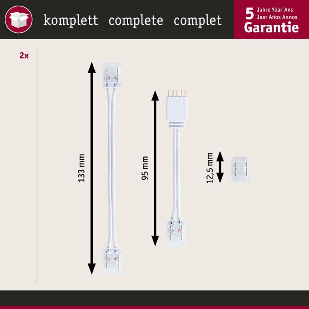 Liitinsetti MaxLED Paulmann Valkoinen