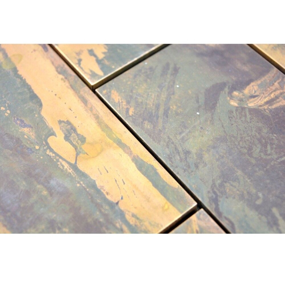 Mosaiikkilaatta Fliesen Subway kupari 30,6 x 30,2 cm
