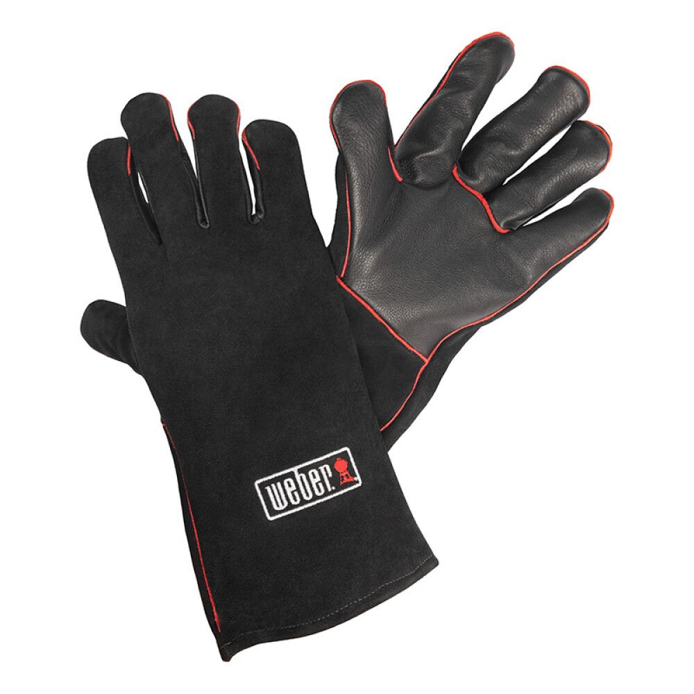 Grillaushanskat Weber nahkaiset