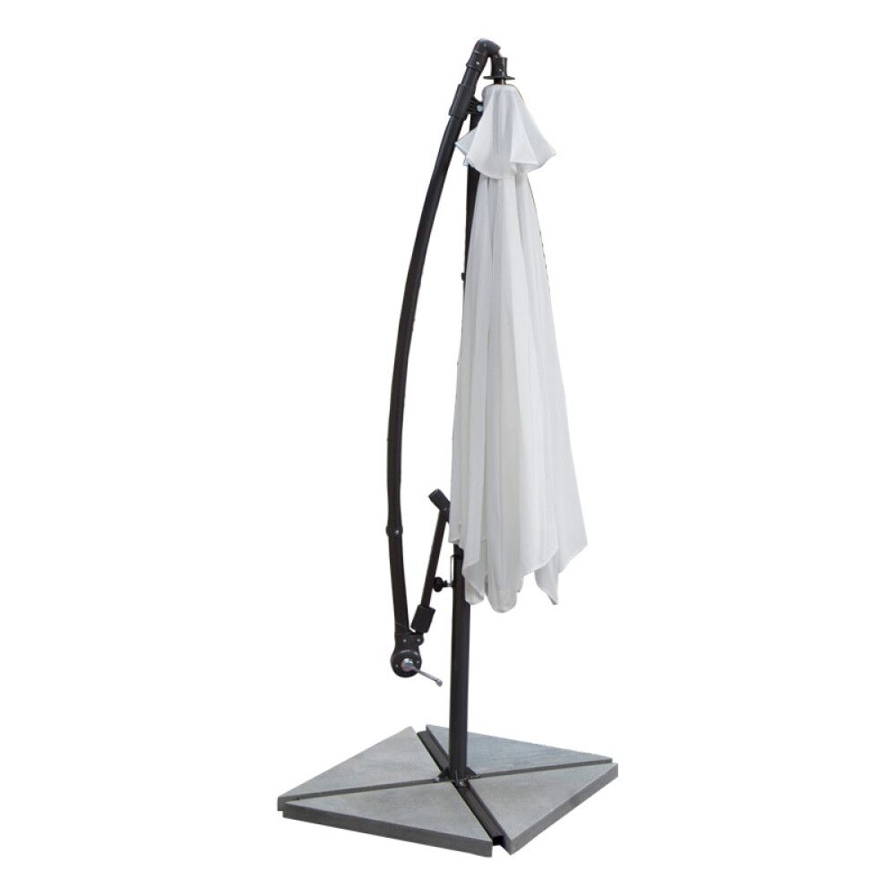 Aurinkovarjo Sunfun Toscana 300 cm Luonnonvalkoinen