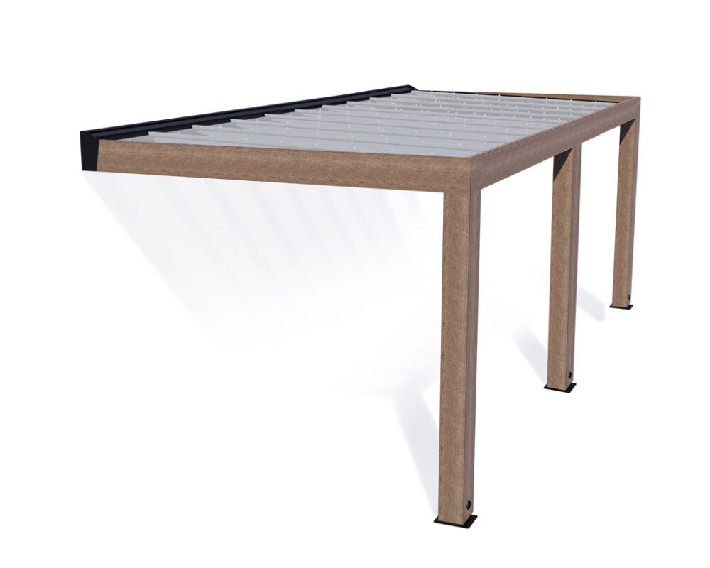 Terassikatos Canopia Helsinki setripuu 3 x 6,6 m