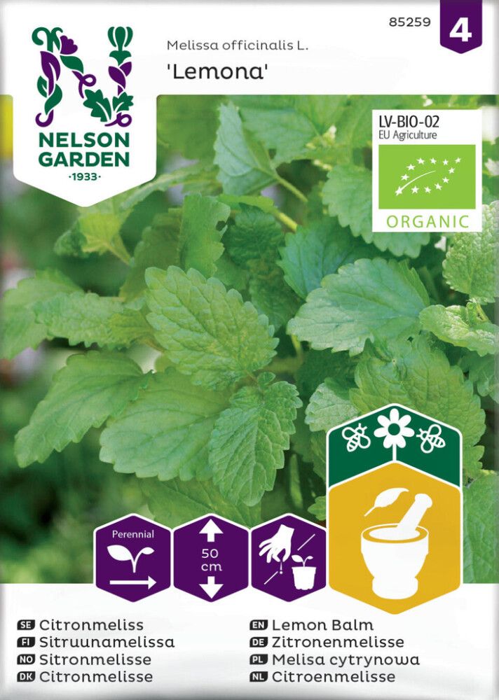 Sitruunamelissa Nelson Garden Lemona