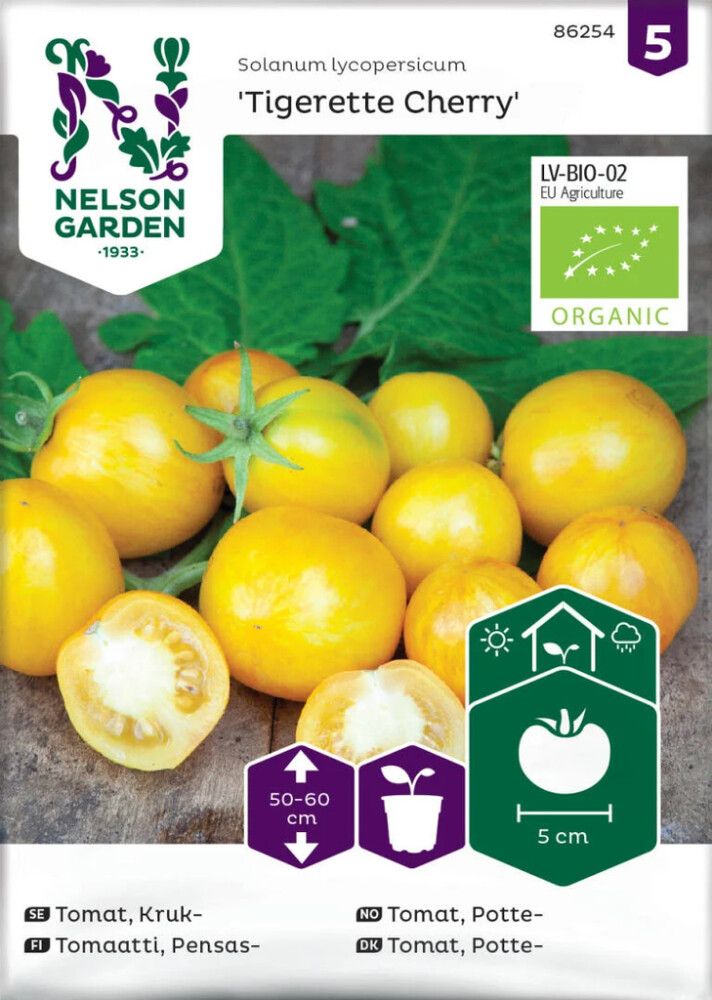 Pensastomaatti Nelson Garden Tigerette Cherry