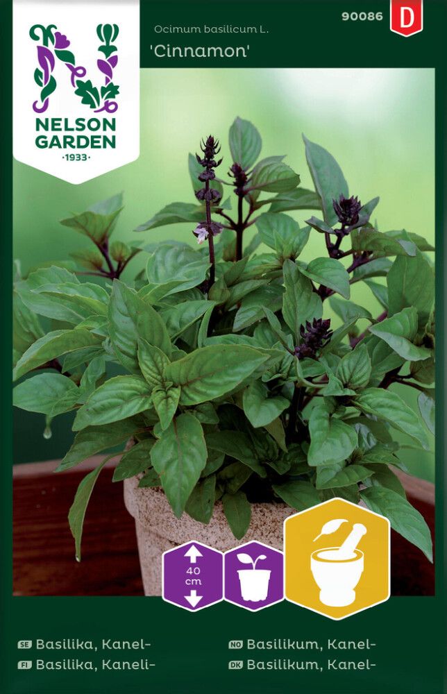 Kanelibasilika Nelson Garden Cinnamon