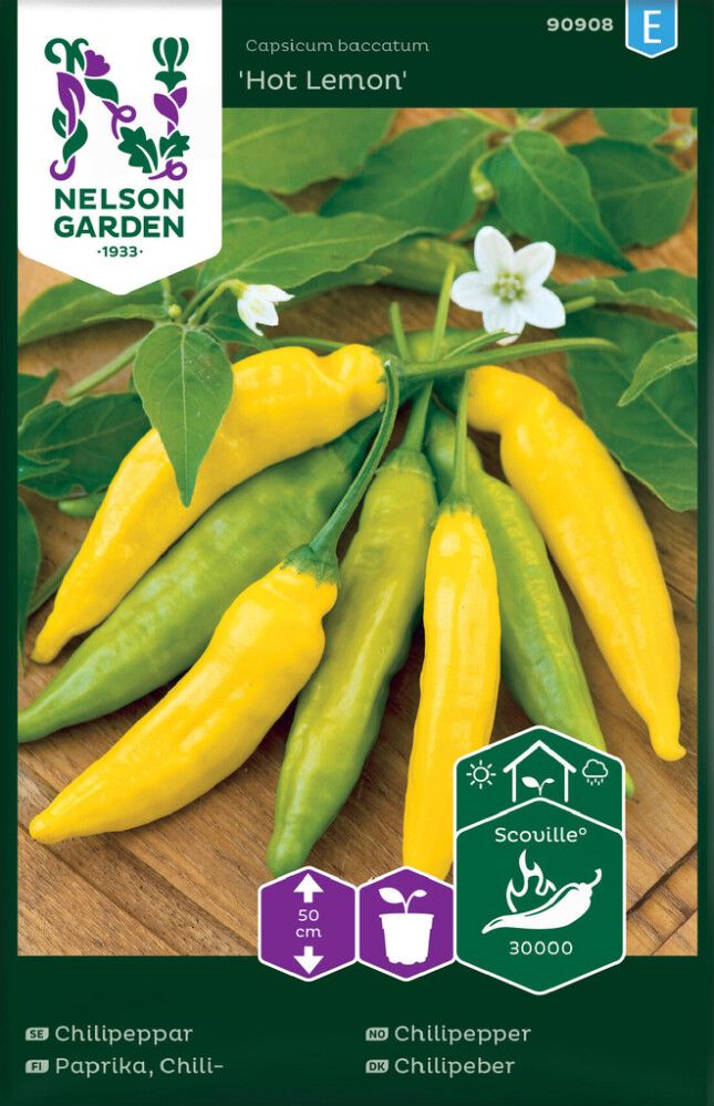 Chilipaprika Nelson Garden Hot Lemon