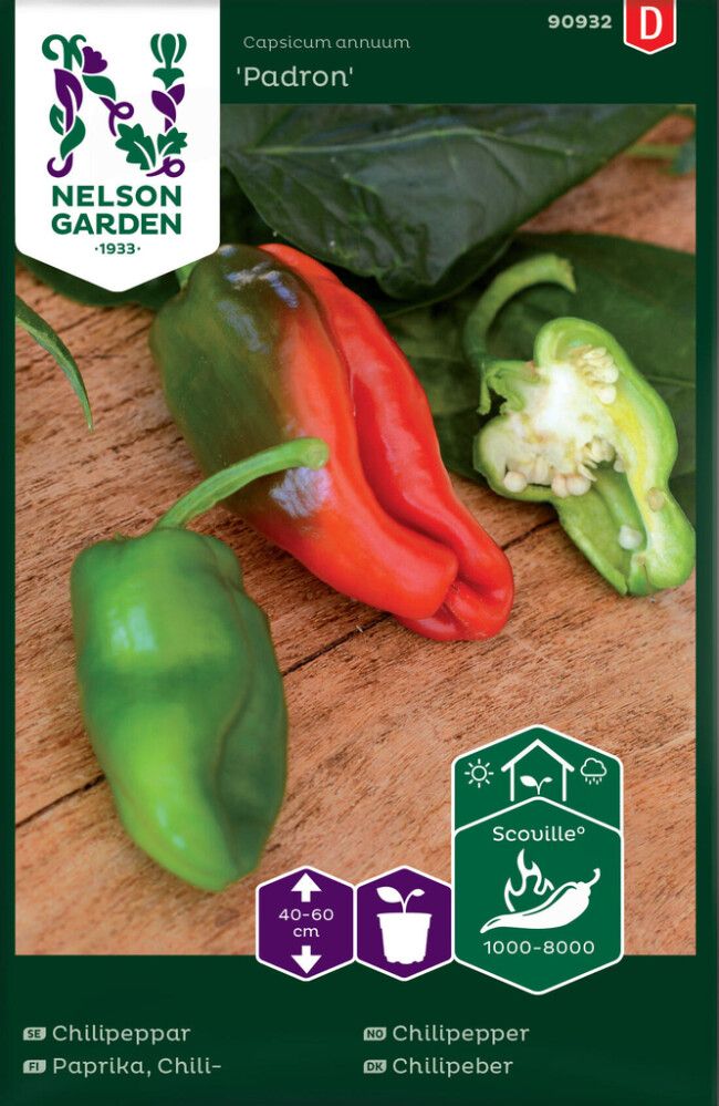 Chilipaprika Nelson Garden Padron