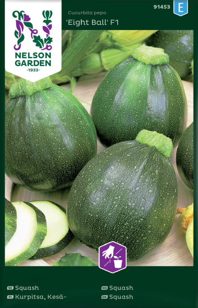 Kesäkurpitsa Nelson Garden Eight Ball F1