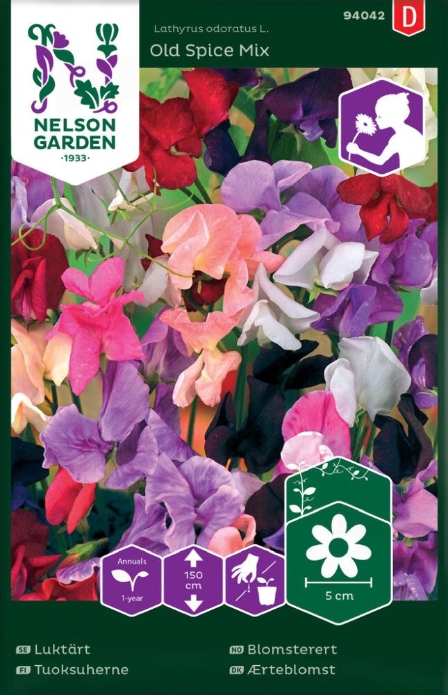 Tuoksuherne Nelson Garden Old Spice Mix