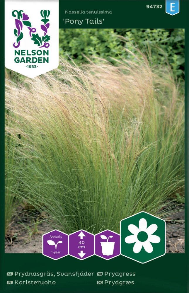 Koristeruoho Nelson Garden Pony Tails