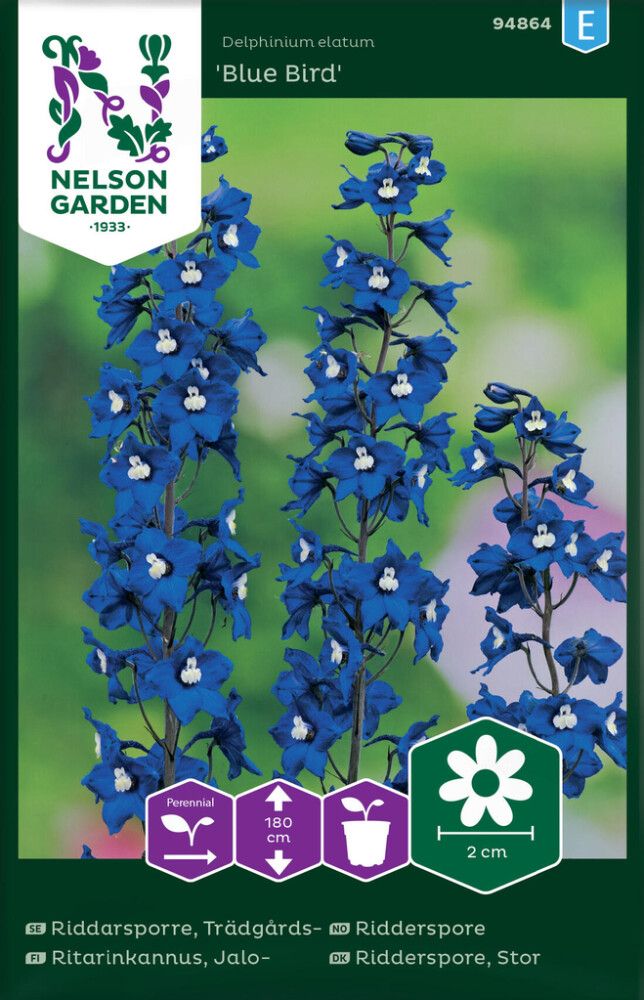 Jaloritarinkannus Nelson Garden Blue Bird