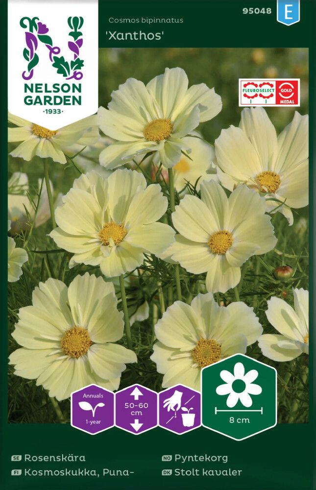 Punakosmoskukka Nelson Garden Xanthos