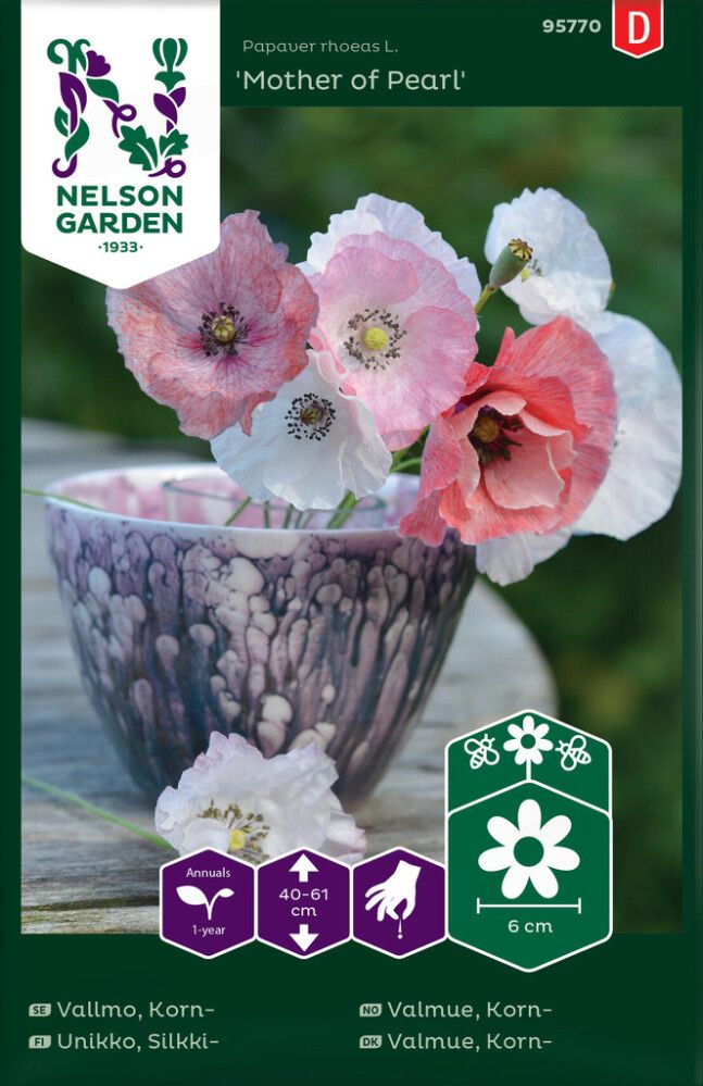 Silkkiunikko Nelson Garden Mother of Pearl