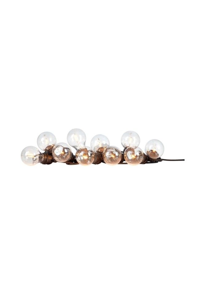 Juhlavalo­sarja Markslöjd Link Party Light lisävalosarja musta 5 m 10 x LED IP44