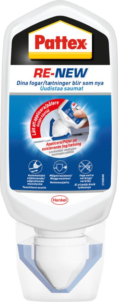 Silikonisauman ehostaja Pattex Re-New valkoinen 80 ml