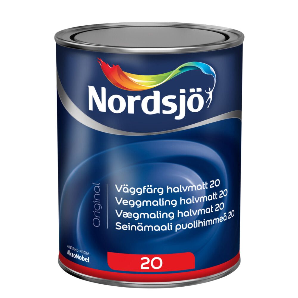 Seinämaali Nordsjö Original 20 Valkoinen 1 l
