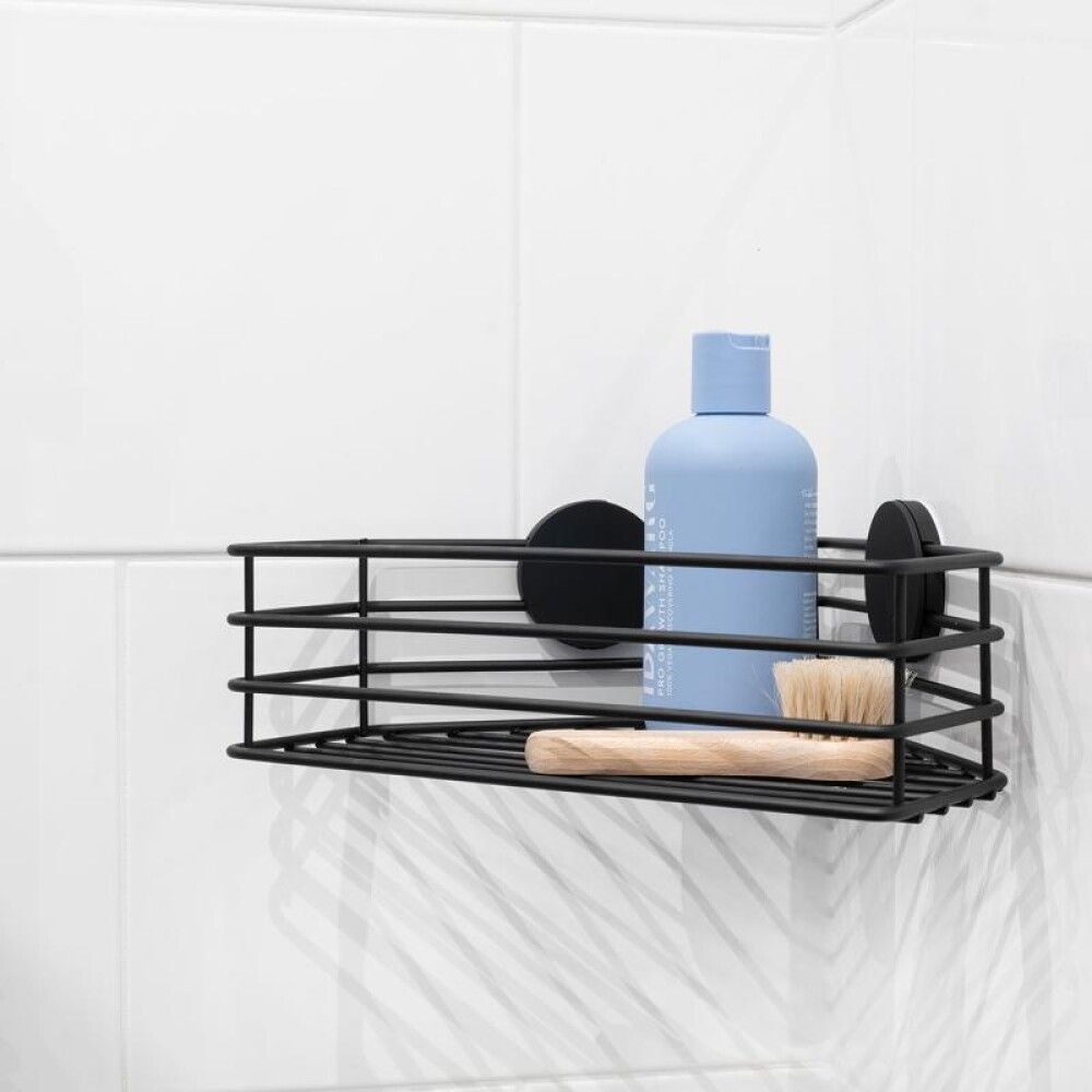 Suihkukori nurkkaan Beslagsboden Mattamusta BB1201