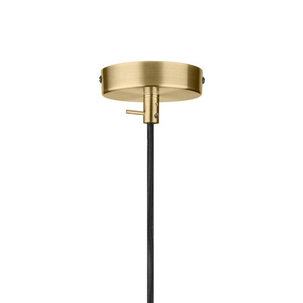 Riippuvalaisin Halo Design Stockholm marmorinruskea/messinki Ø 30 cm