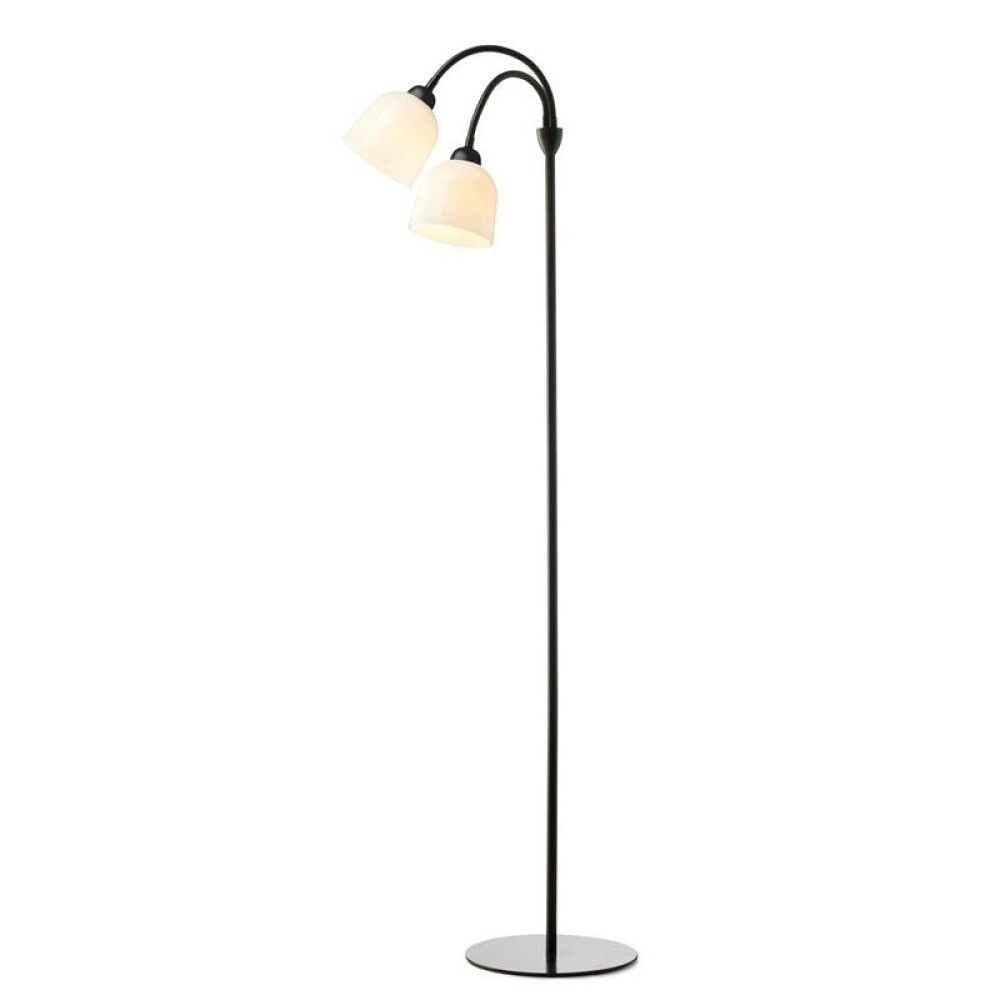Lattiavalaisin Halo Design Glow 2-os opaali/musta 130 cm