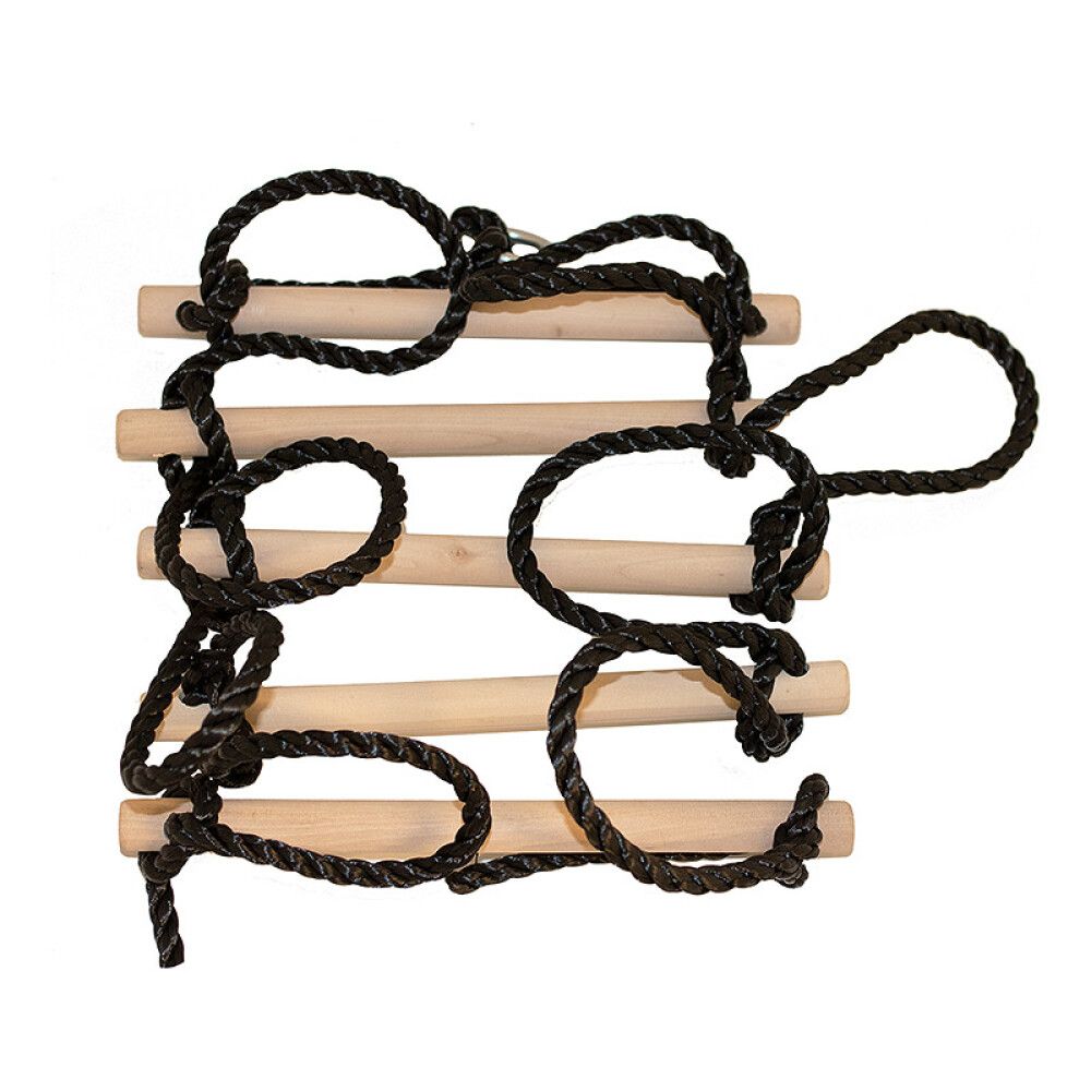 Köysitikkaat musta köysi