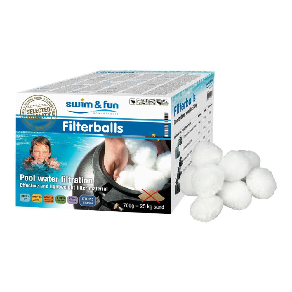 Suodatinpallot Swim&Fun 700 g