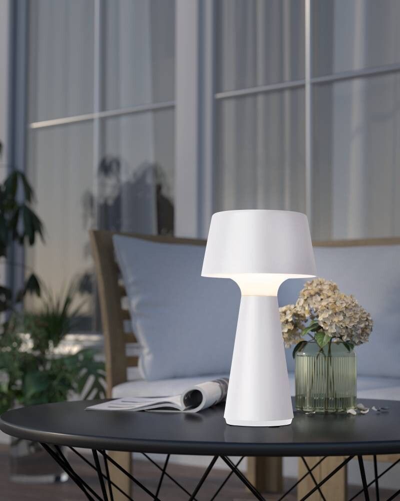 Ulkopöytävalaisin Eglo Huesa Valkoinen