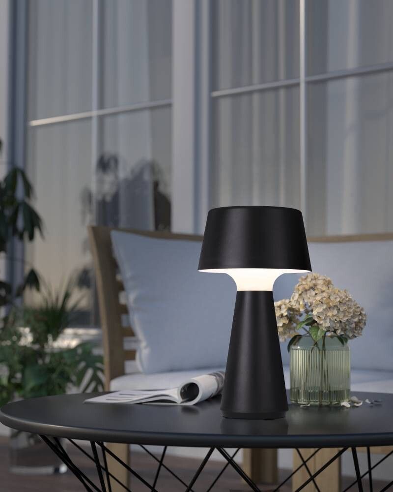 Ulkopöytävalaisin Eglo Huesa Musta