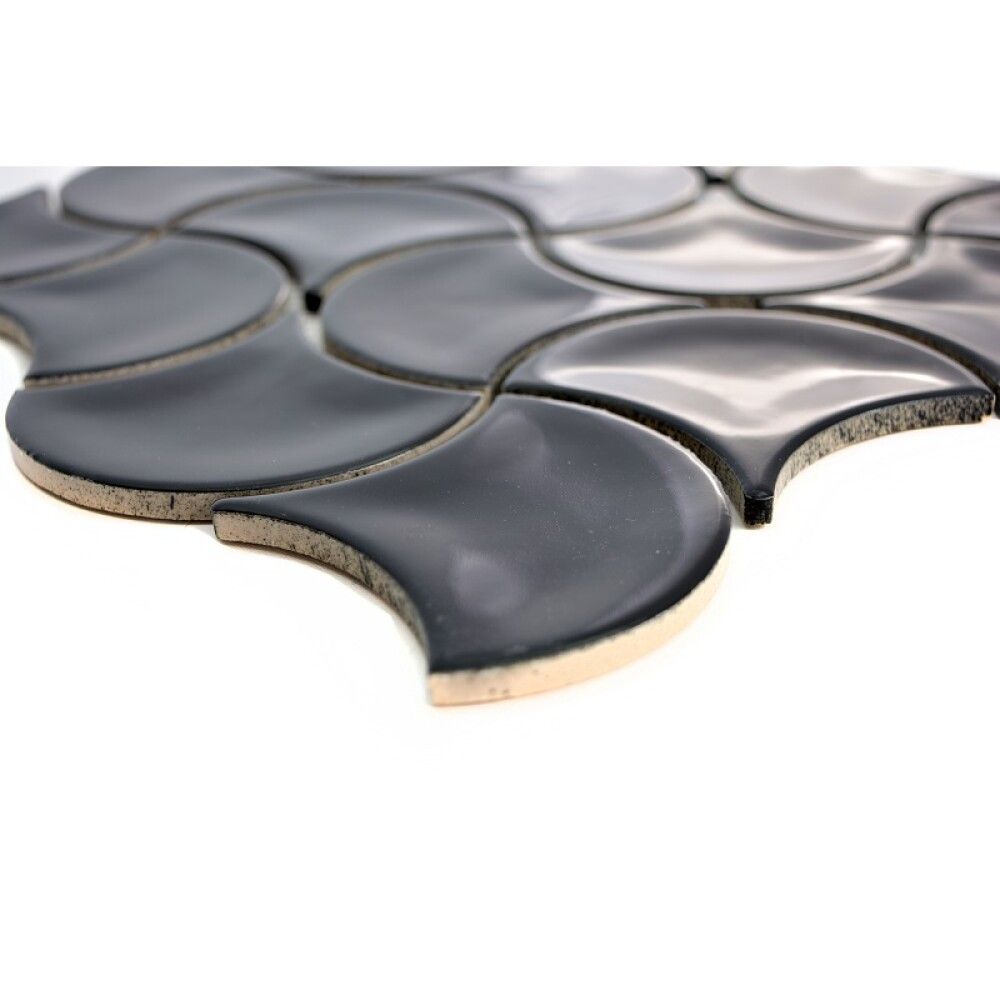 Mosaiikki Wave Musta