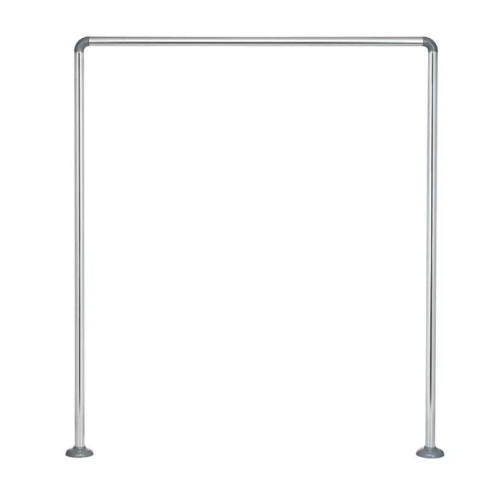 Suihkuverhotanko Diaqua Ø 2,2 x 90 x 80 x 90 cm Kromi