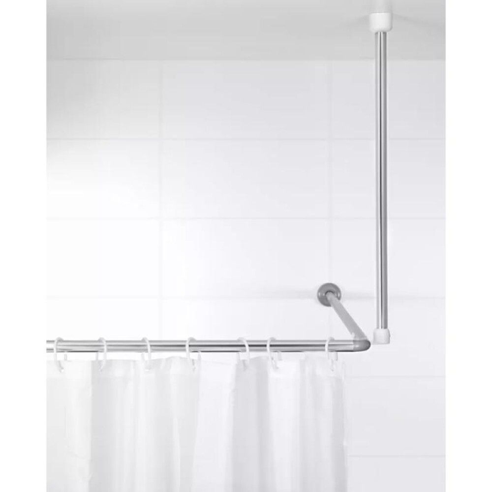 Suihkutangon kattotuki Diaqua Basic Ø 2,2 x 60 cm Kromi