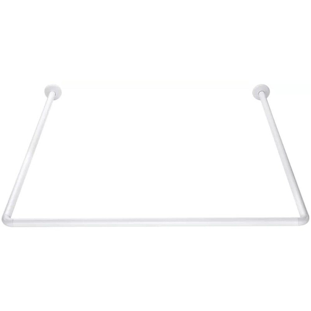 Suihkuverhotanko Diaqua Ø 2,2 x 90 x 80 x 90 cm Valkoinen