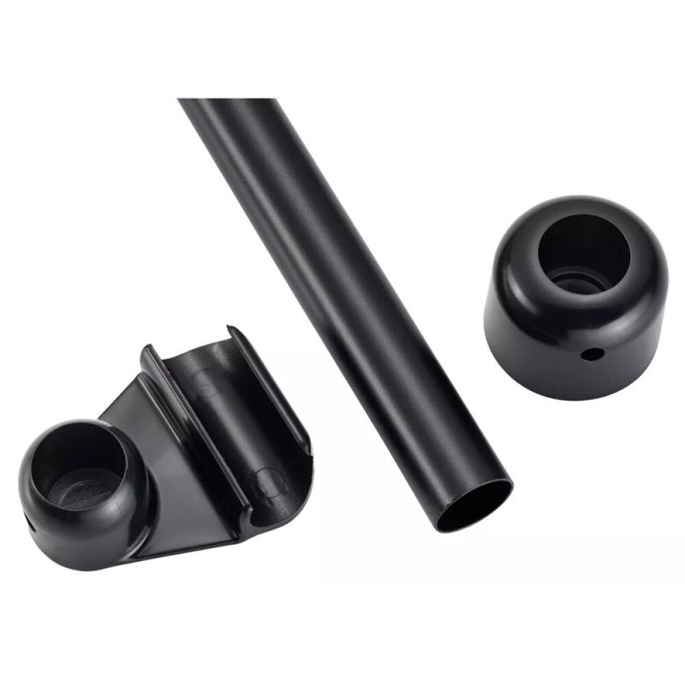 Suihkutangon kattotuki Diaqua Basic Ø 2,2 x 60 cm Musta