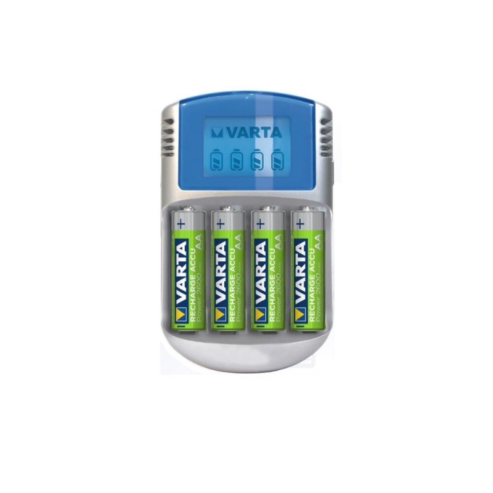 Paristolaturi Varta LCD Charger 4 x AA 2600 mAh