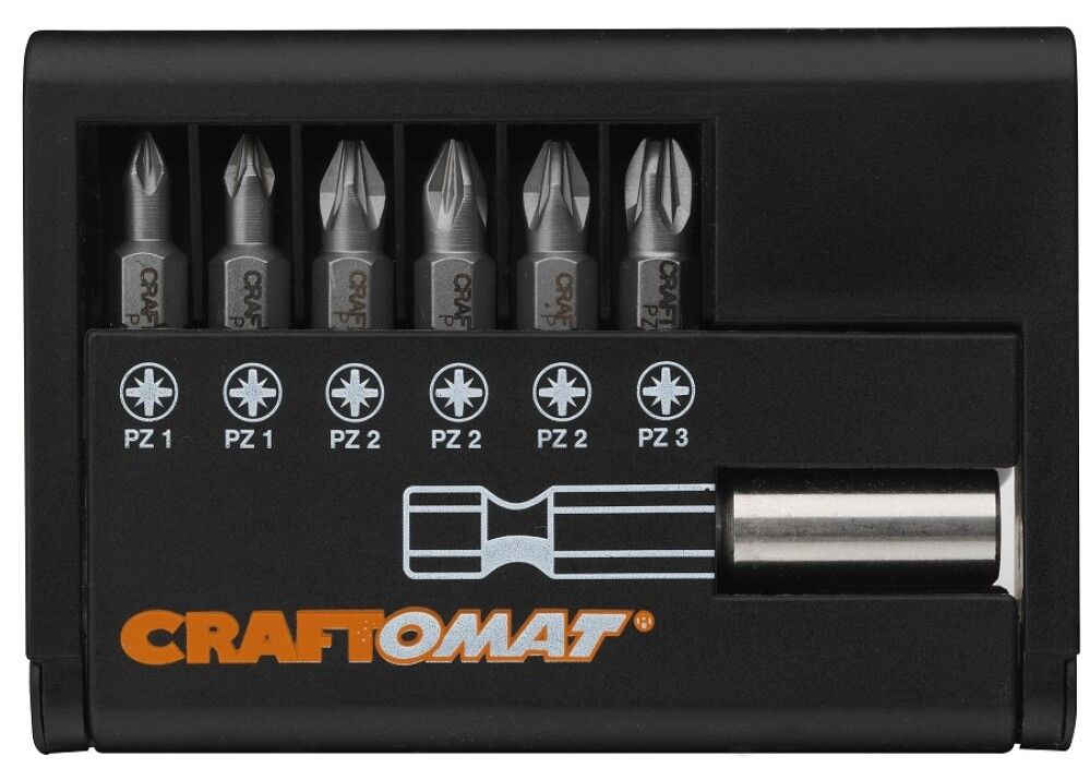 Ruuvauskärkisarja Craftomat PZ 7kpl