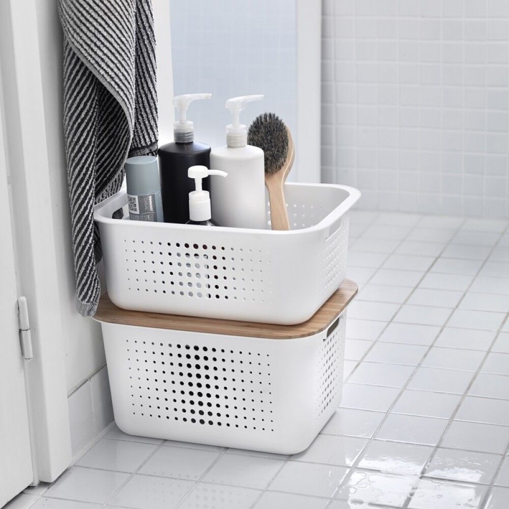 Säilytyskori SmartStore Basket Recycled  13 L Valkoinen 37 x 28 x 20 cm